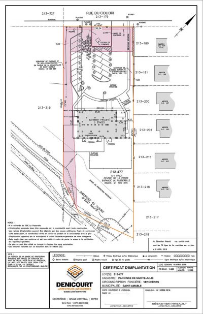Certificat d’implantation